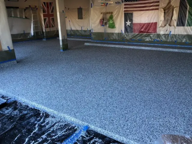 Epoxy floor installation